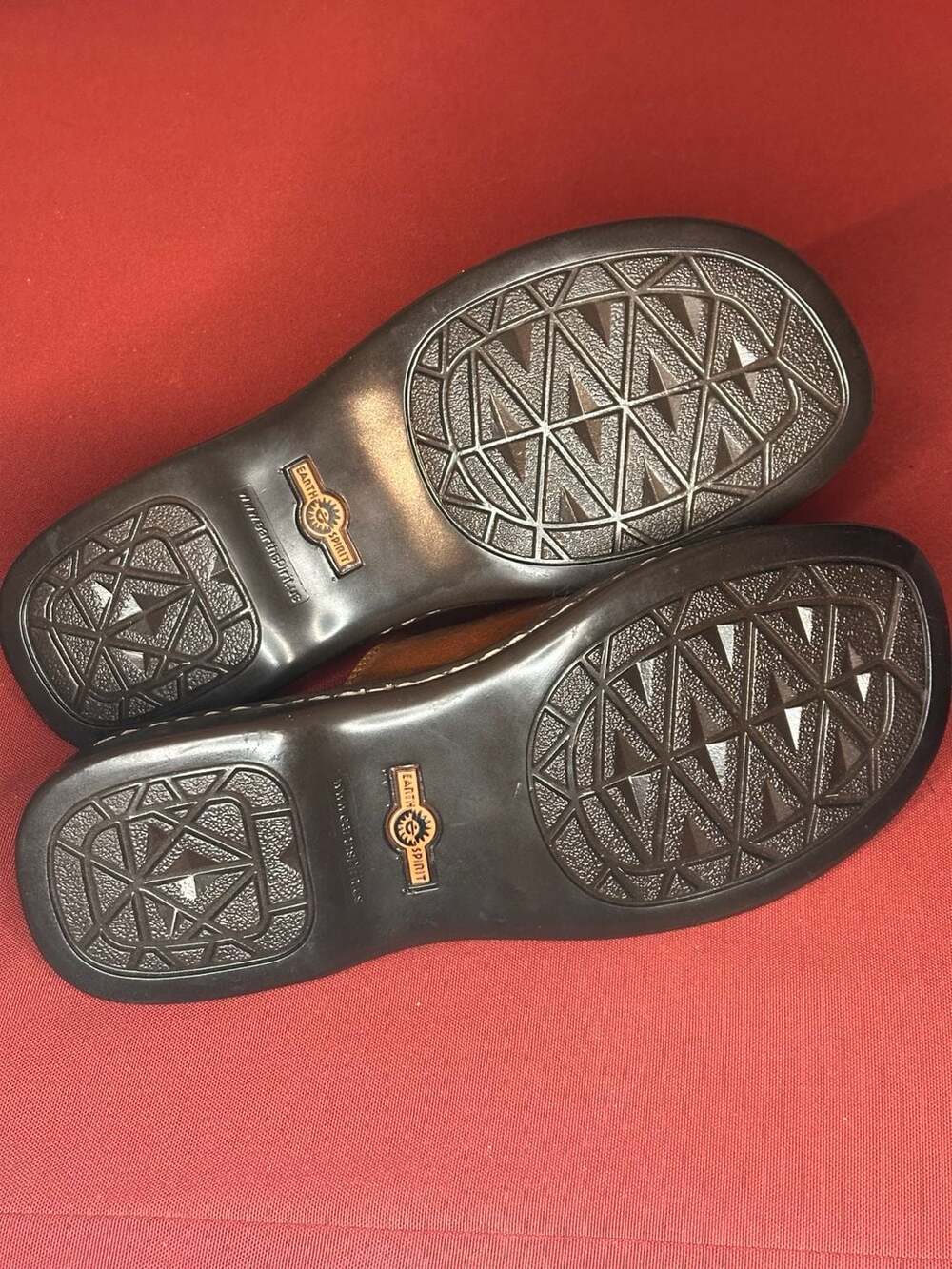 Earth Spirit Gelron 2000 Brown Leather Slide Sandals - Picture 3 of 4